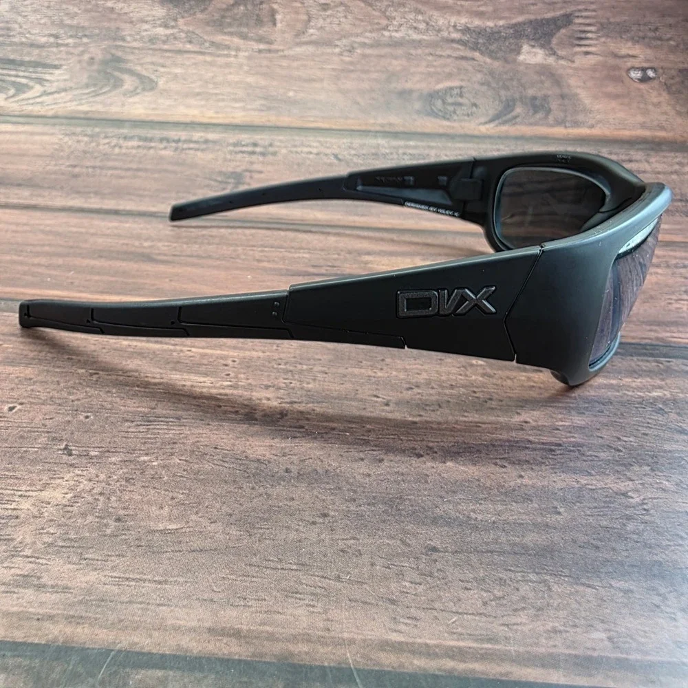 DVX Wiley X Static Sunglasses Black Safety Glasses Z87-2+ Mens Sport Wrap *READ